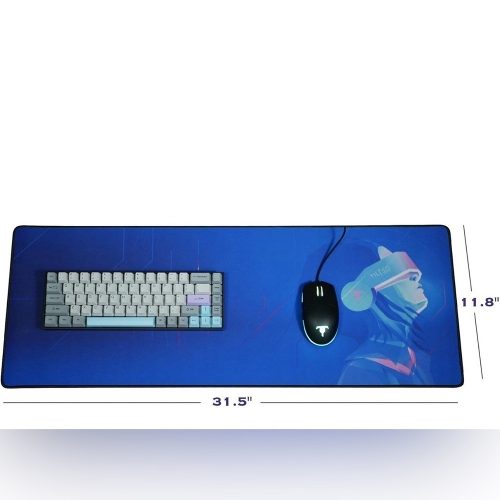 Brand computer /desktop Gaming Mousepad blue‎ - Picture 2 of 4